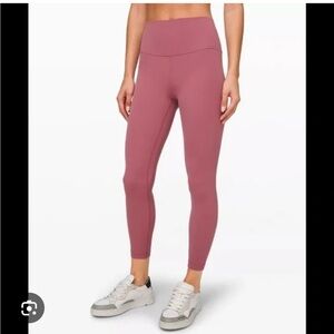 Lululemon Pink High-Waisted Leggings
